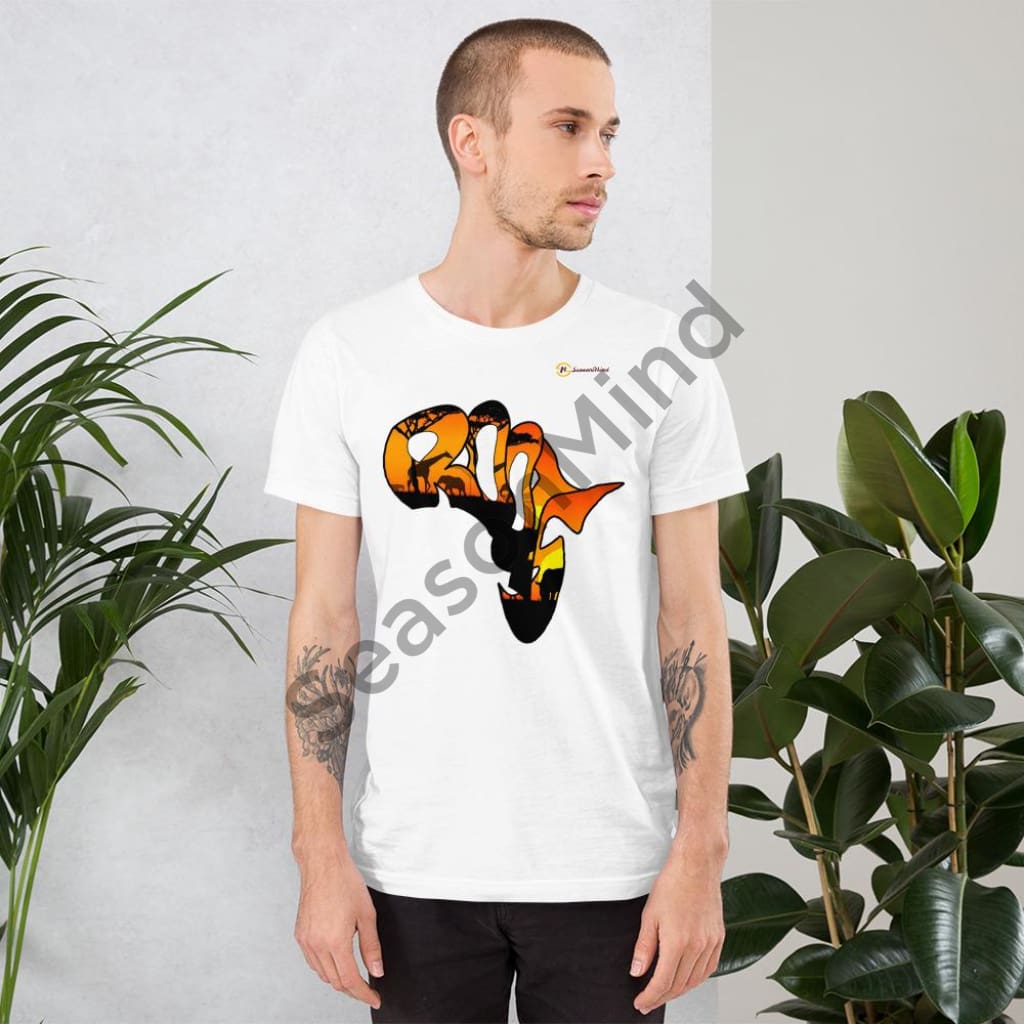 Sure Design Mens Ohm and Koi fish T-Shirt White – Sure Design