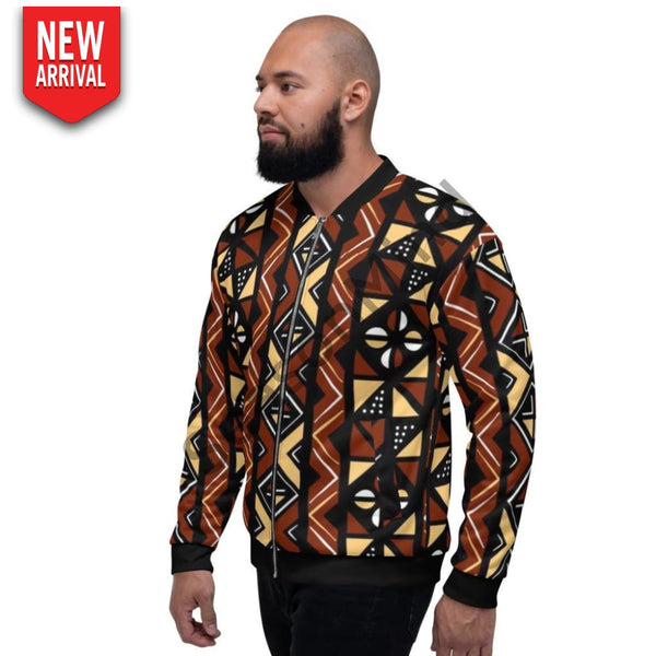 Bogolan Type Bomber Jacket