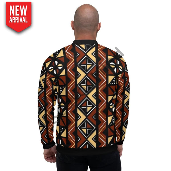Bogolan Type Bomber Jacket