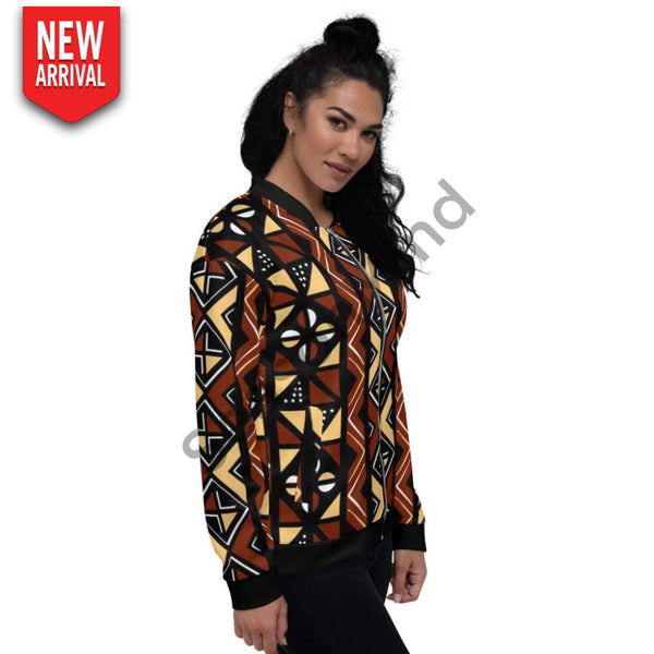 Bogolan Type Bomber Jacket M / Female
