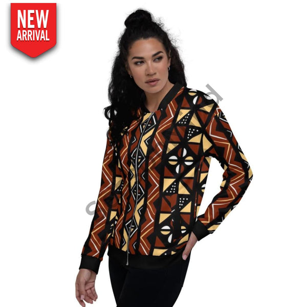 Bogolan Type Bomber Jacket S / Female
