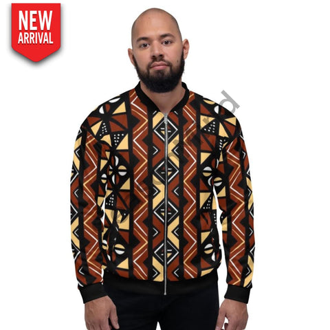Bogolan Type Bomber Jacket Xs