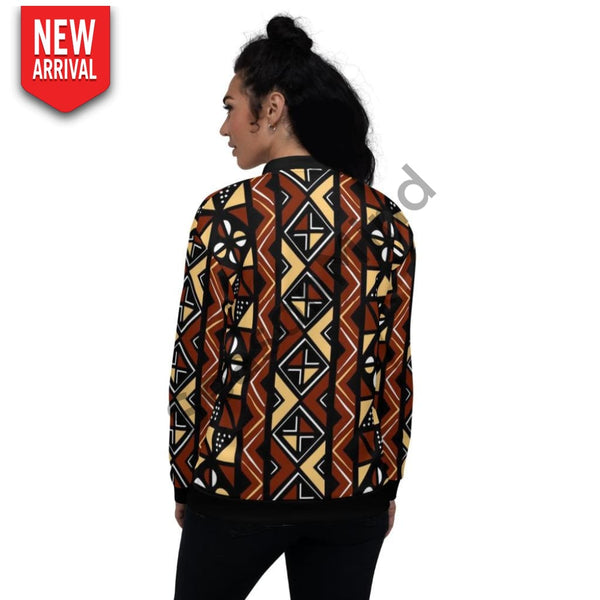 Bogolan Type Bomber Jacket Xs / Female