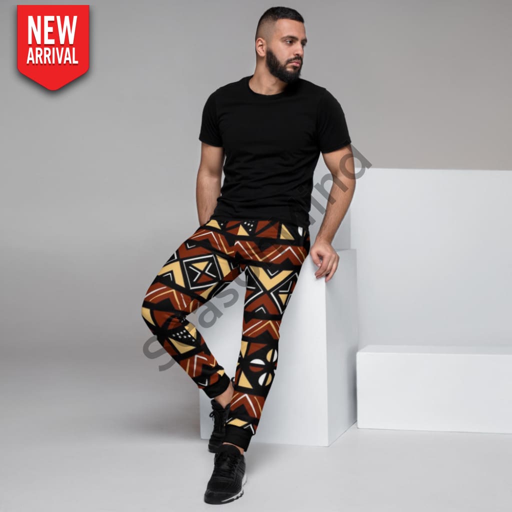 Bogolan Type Mens Joggers Xs
