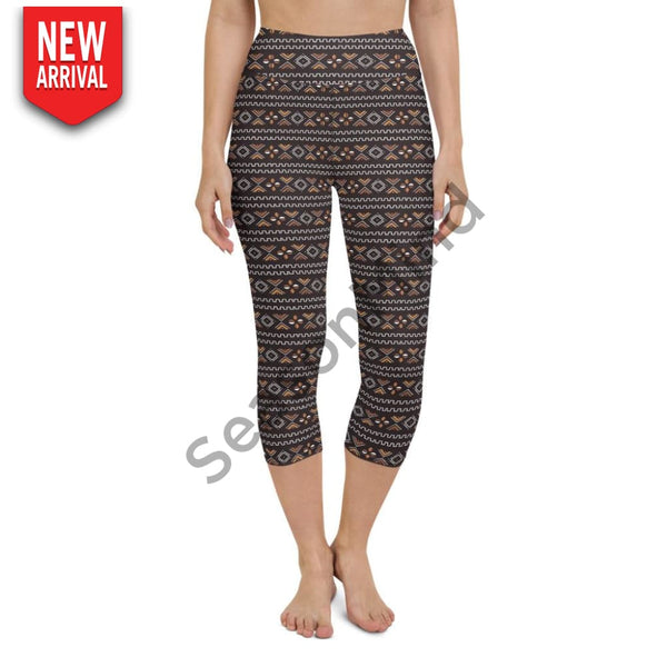 Bogolan Yoga Capri Leggings