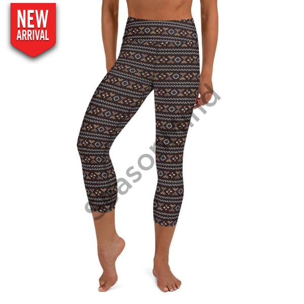 Bogolan Yoga Capri Leggings