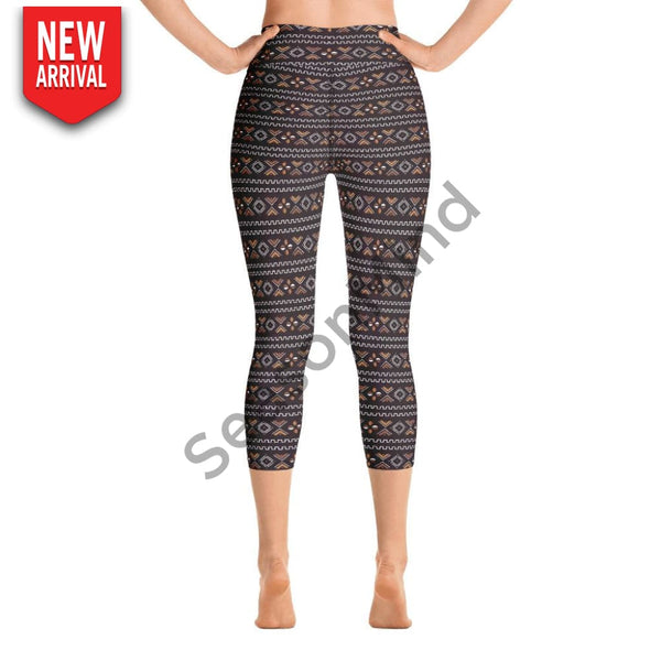 Bogolan Yoga Capri Leggings