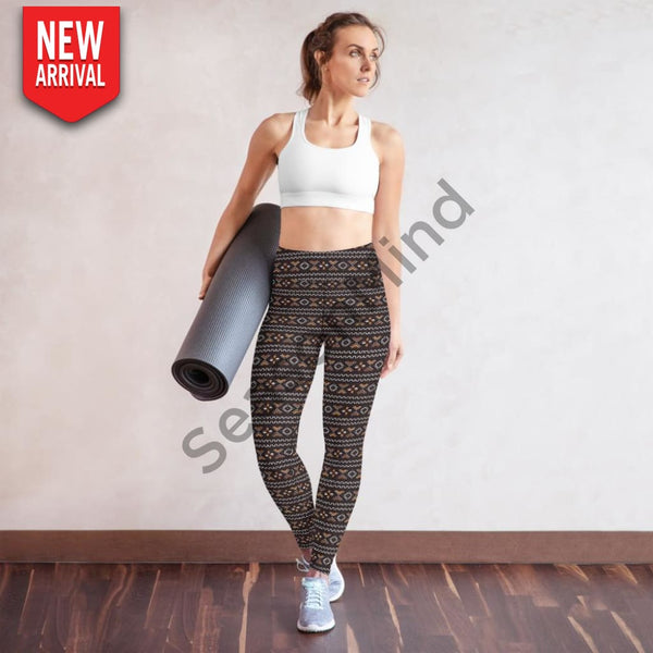 Bogolan Yoga Leggings