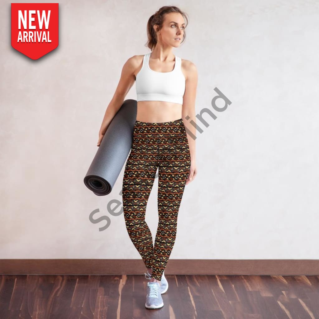 Bogolan Yoga Leggings Xs