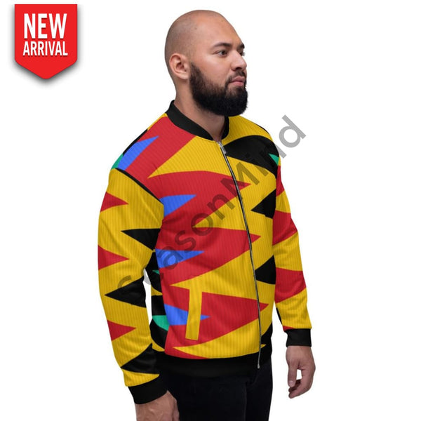 Kente Bomber Jacket