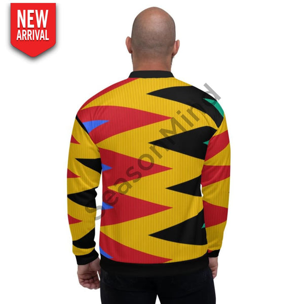 Kente Bomber Jacket