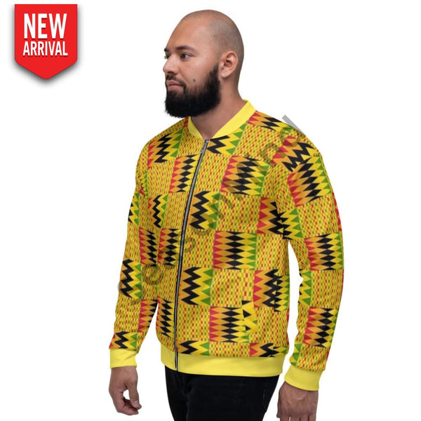 Kente Bomber Jacket