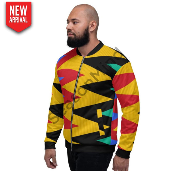 Kente Bomber Jacket