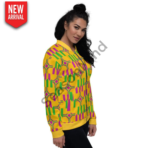 Kente Bomber Jacket L / Female