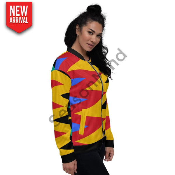 Kente Bomber Jacket L / Female