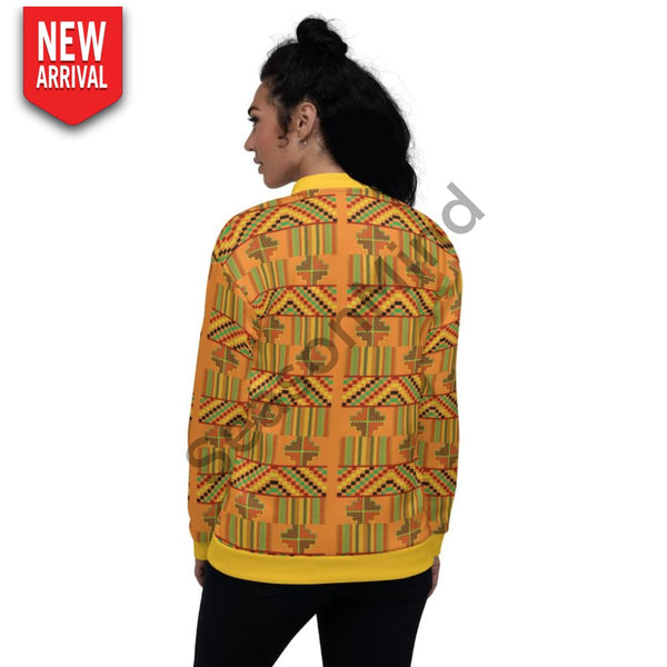 Kente Bomber Jacket L / Female