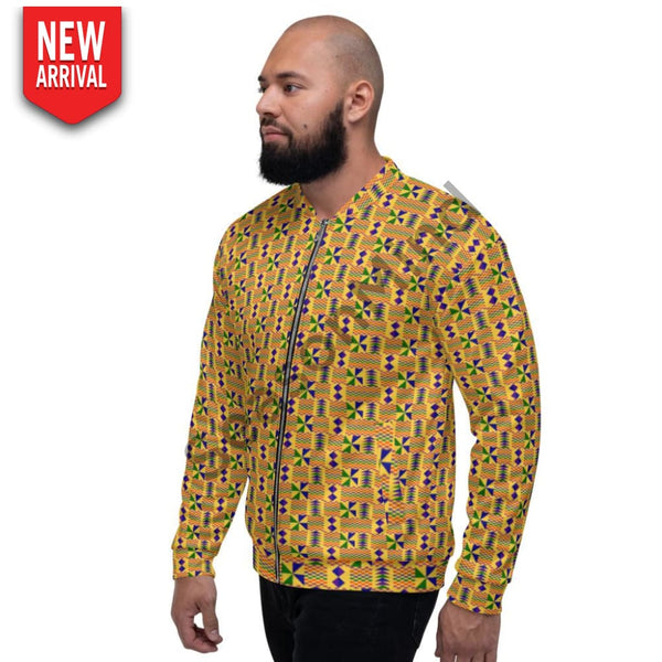 Kente Bomber Jacket L / Male