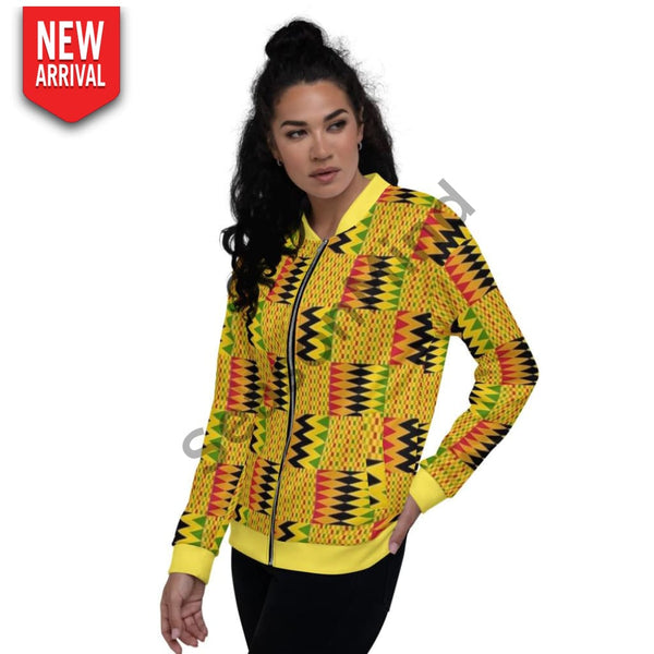 Kente Bomber Jacket M / Female