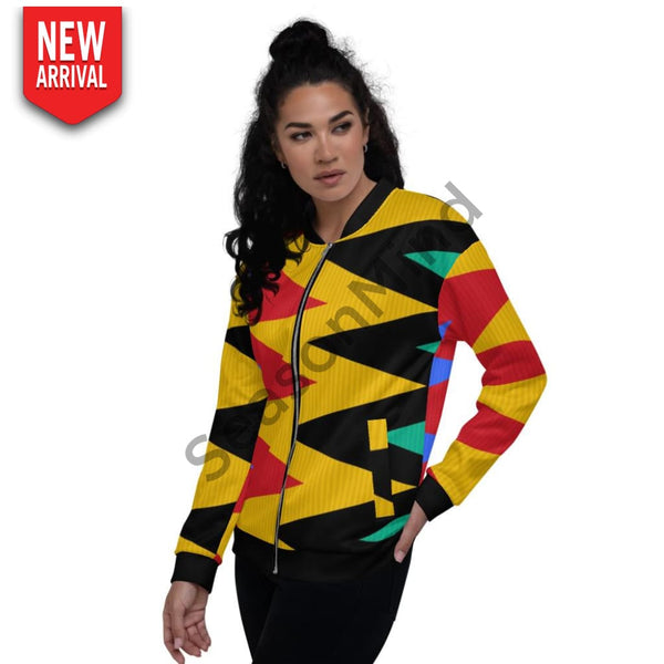 Kente Bomber Jacket M / Female