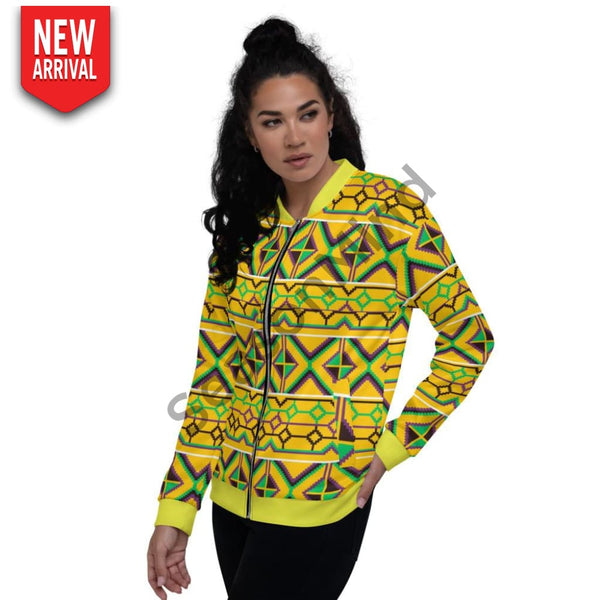 Kente Bomber Jacket S / Female