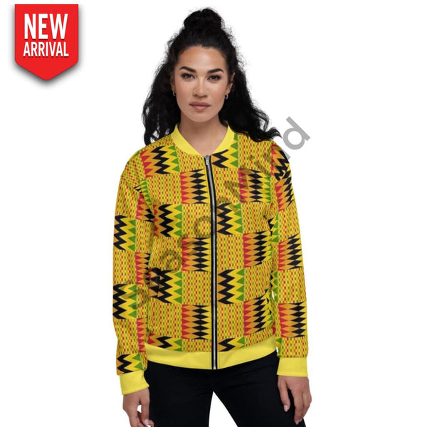 Kente Bomber Jacket S / Female