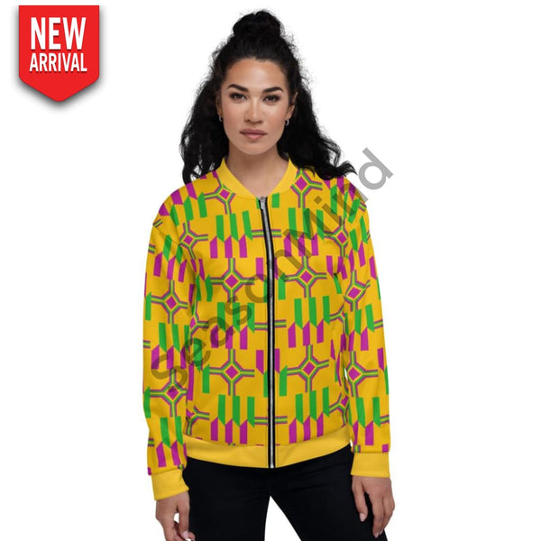 Kente Bomber Jacket S / Female