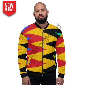 Kente Bomber Jacket Xs