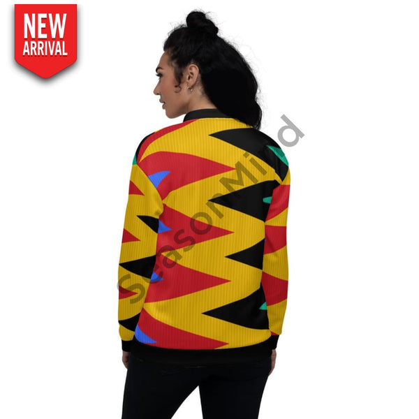 Kente Bomber Jacket Xs / Female