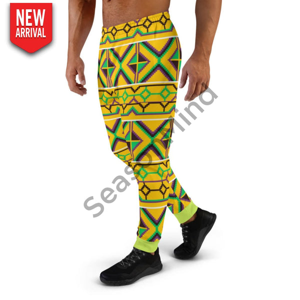 Kente Style Mens Joggers