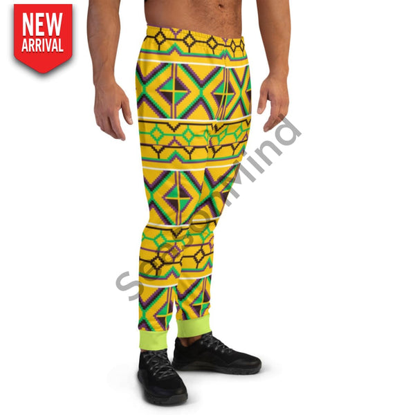 Kente Style Mens Joggers