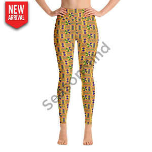 Kente Yoga Leggings Xs