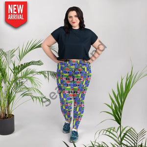 Ndebele Plus Size Leggings 2Xl