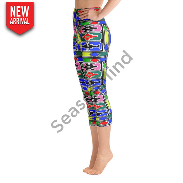 Ndebele Yoga Capri Leggings