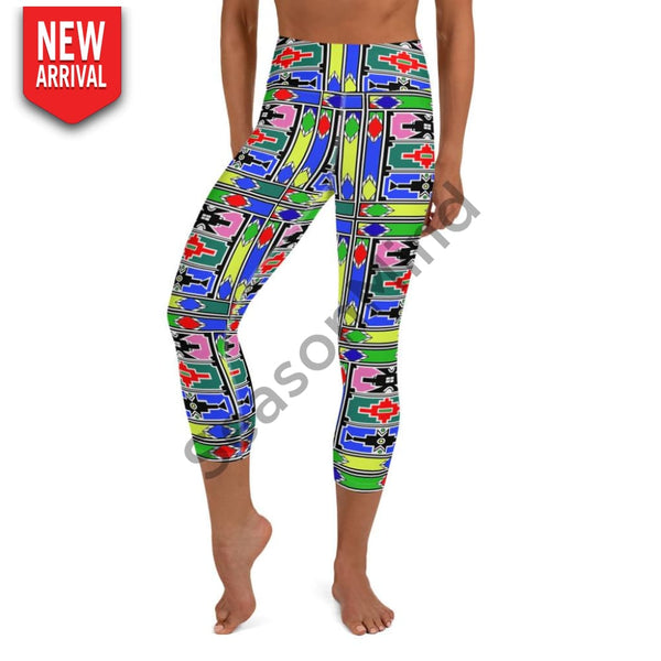 Ndebele Yoga Capri Leggings