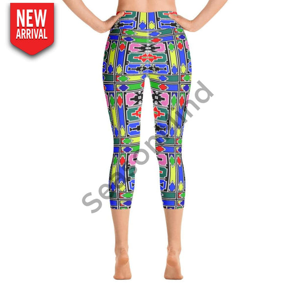 Ndebele Yoga Capri Leggings