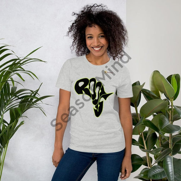 Roots T-Shirt (Black-Neon) Athletic Heather / S Female