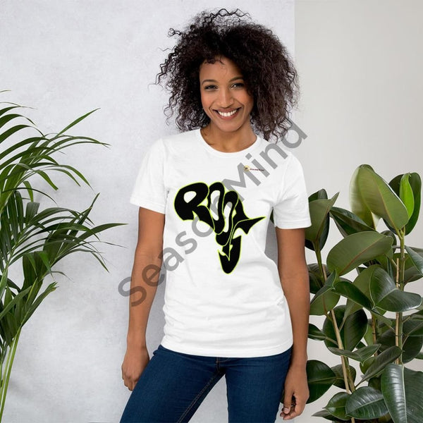 Roots T-Shirt (Black-Neon) White / Xs Female