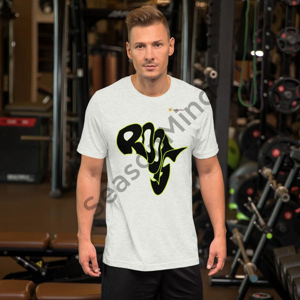 Roots T-Shirt (Black-Neon)