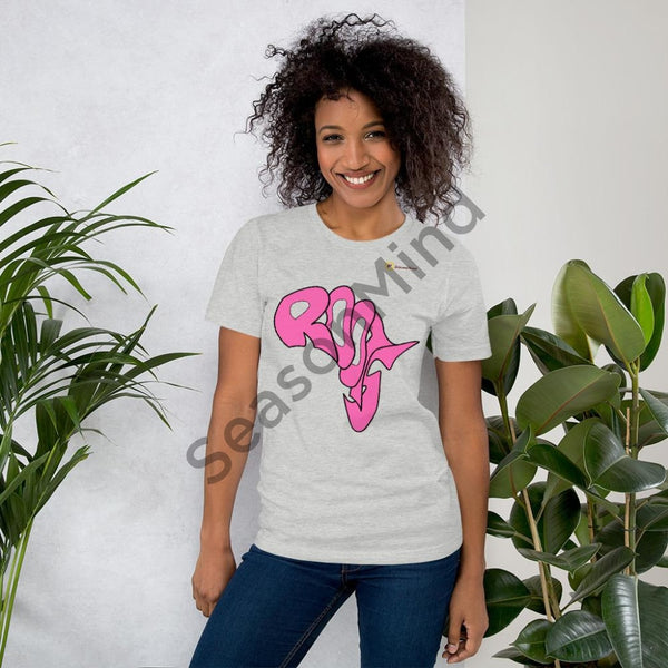 Roots T-Shirt (Hot Pink) Athletic Heather / S Female