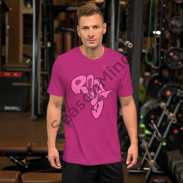 Roots T-Shirt (Hot Pink) Berry / S Male