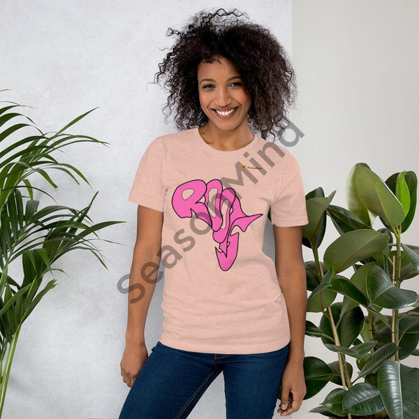 Roots T-Shirt (Hot Pink) Heather Prism Peach / Xs Female