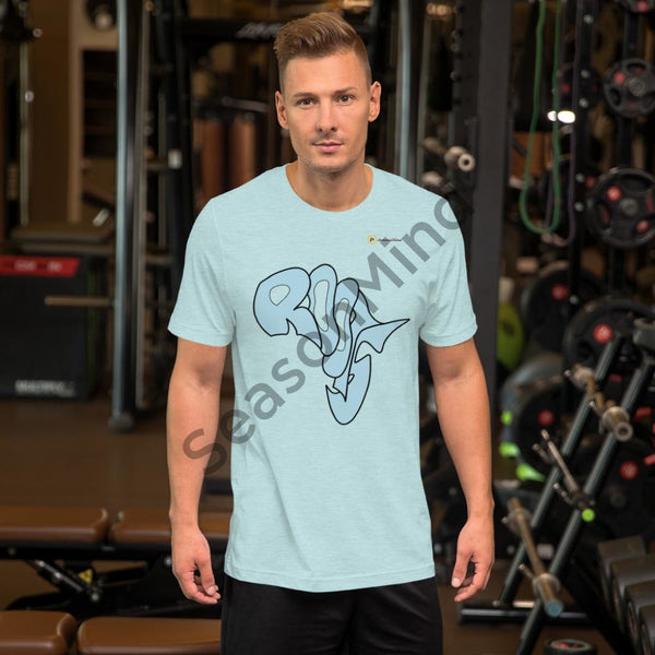 Roots T-Shirt (Light Blue) Heather Prism Ice Blue / Xs Male