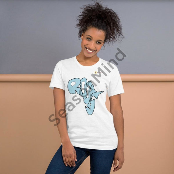 Roots T-Shirt (Light Blue) White / Xs Female