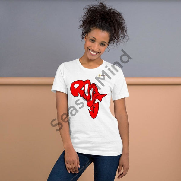 Roots T-Shirt (Red) White / Xs Female