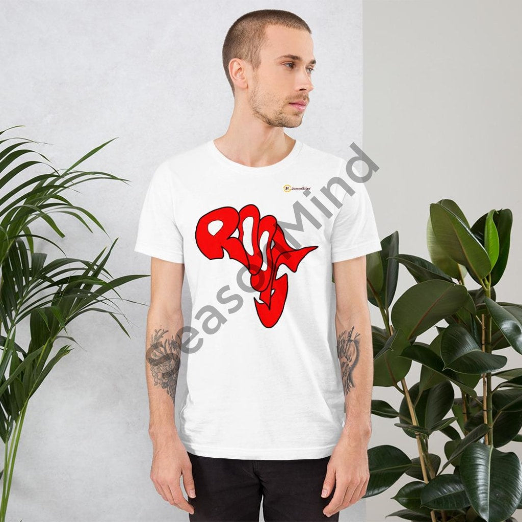 Roots T-Shirt (Red) White / Xs Male